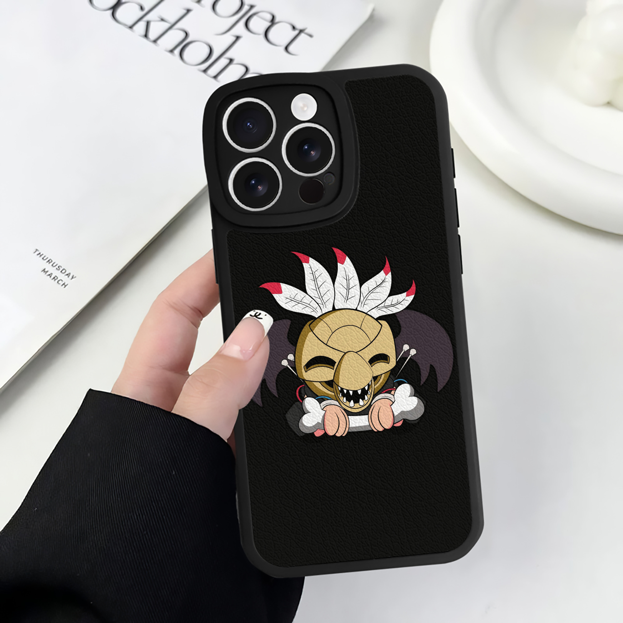 （画像用） ジョジョの奇妙な冒険 JoJo's Bizarre Adventure 【iPhone 16シリーズ対応】シリコンスマホケース（レザー調） 材質：シリコン
